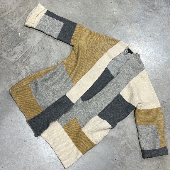 Top shop‎ tan n grey cardigan /Size 2x /S-52 - Picture 2 of 5